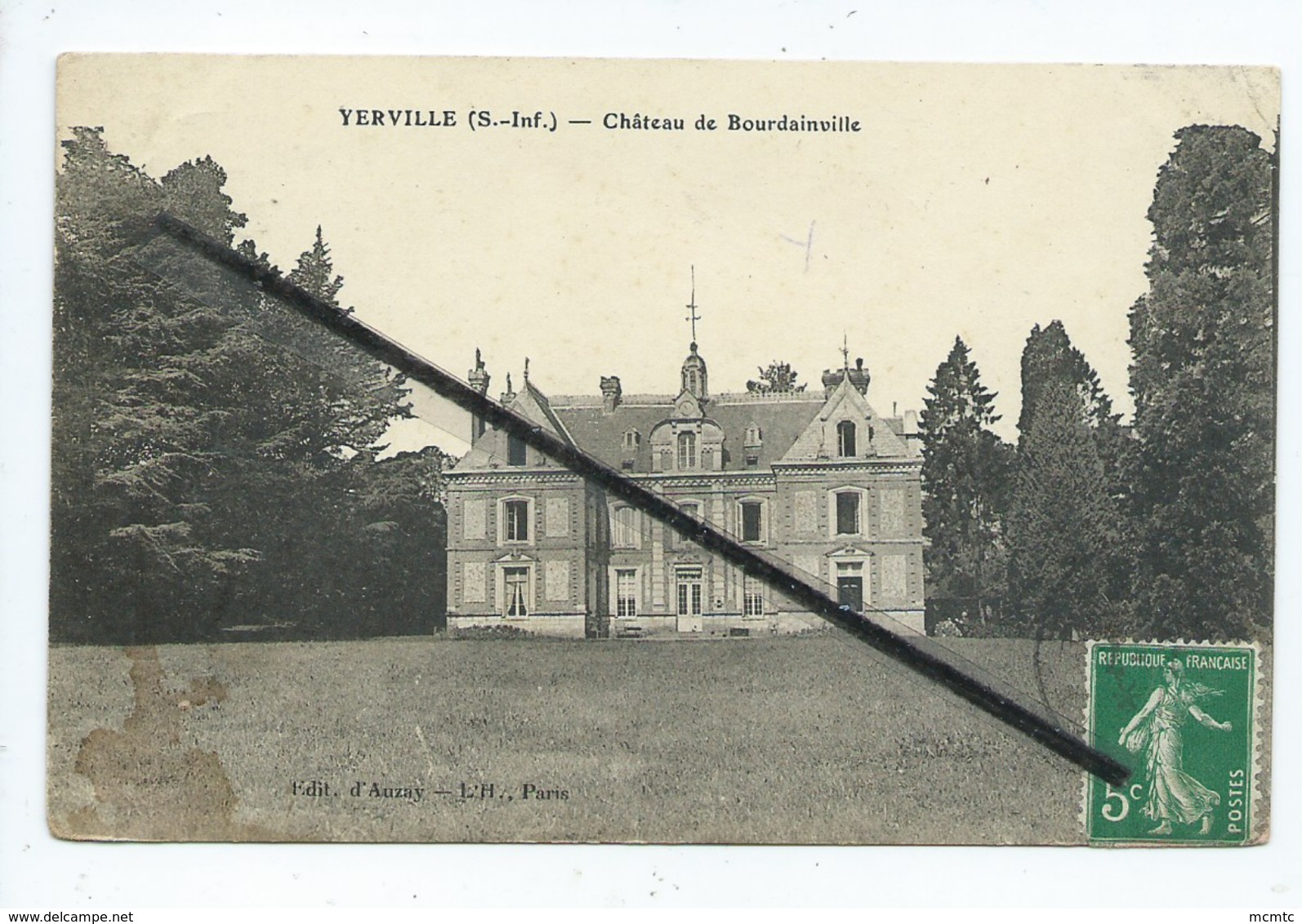 CPA  - Yerville - (S.Inf.) -    Château De Bourdainville - Yerville