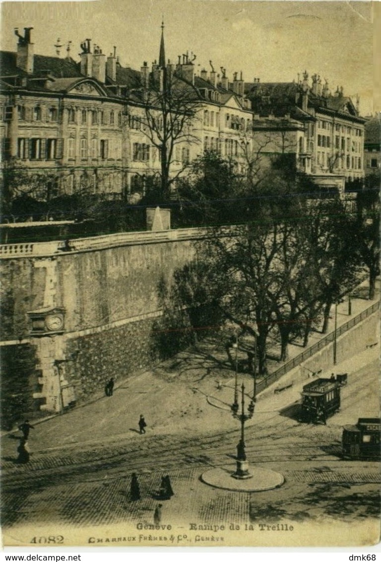 SWITZERLAND - GENEVE - RAMPE DE LA TREILLE - EDIT CHARNAUX FRERES 1910s ( 2599) - Genève