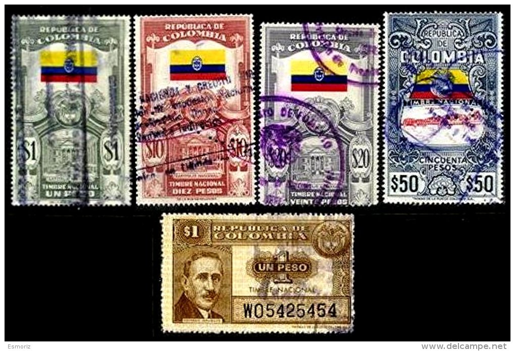 COLOMBIA, Revenues, Used, F/VF - Colombie