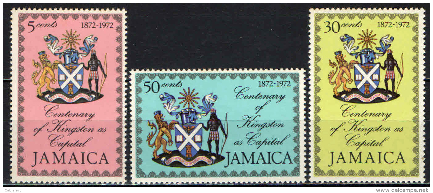 JAMAICA - 1972 - Centenary Of Kingston As Capital - Arms Of Kingston - MNH - Giamaica (1962-...)