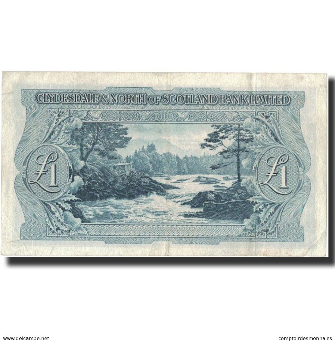 Billet, Scotland, 1 Pound, 1958, 1958-05-01, KM:191b, TTB - 1 Pond