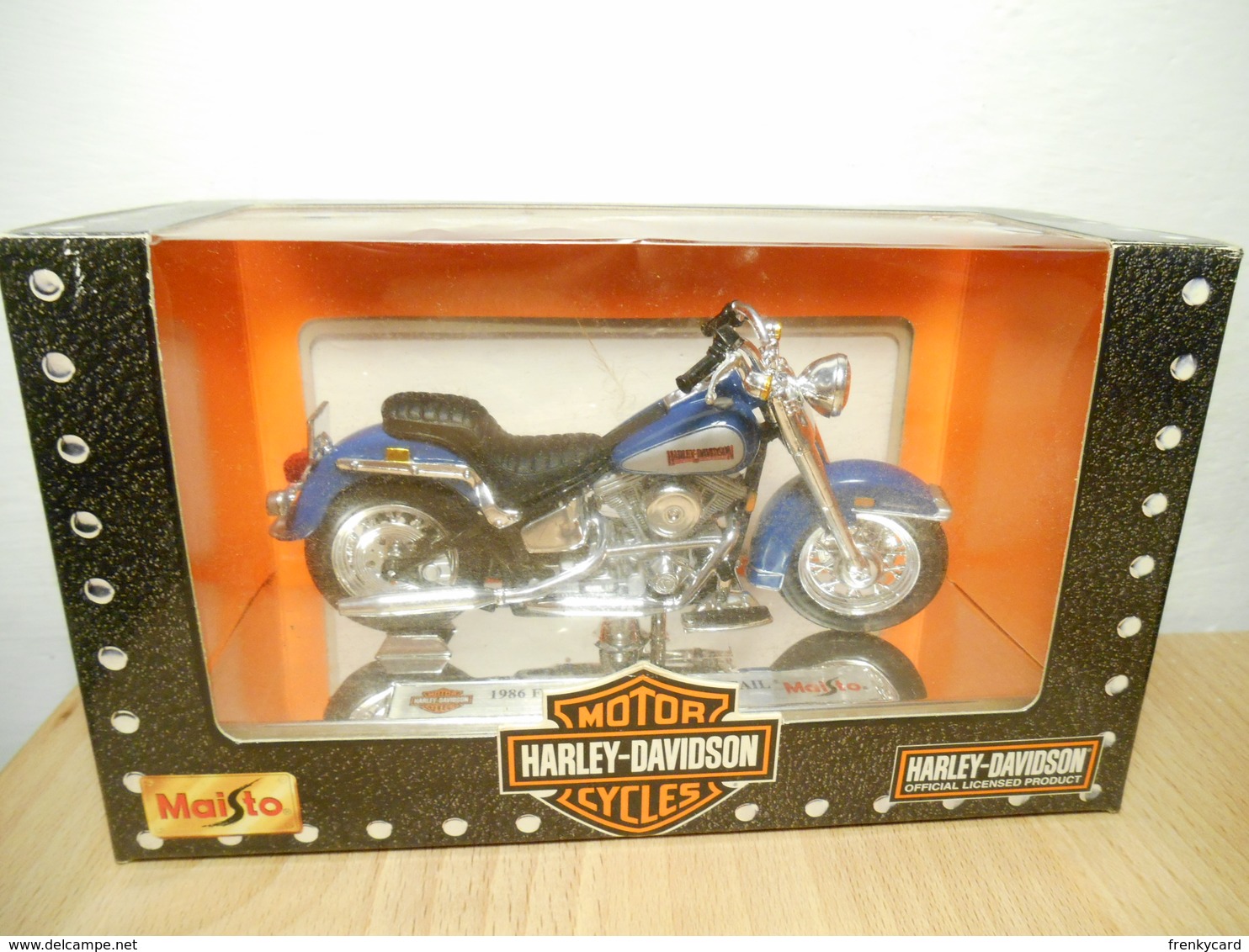 Harley Davidson Maisto 1:18 1986 Flst Heritage Softail Evolution - Motos