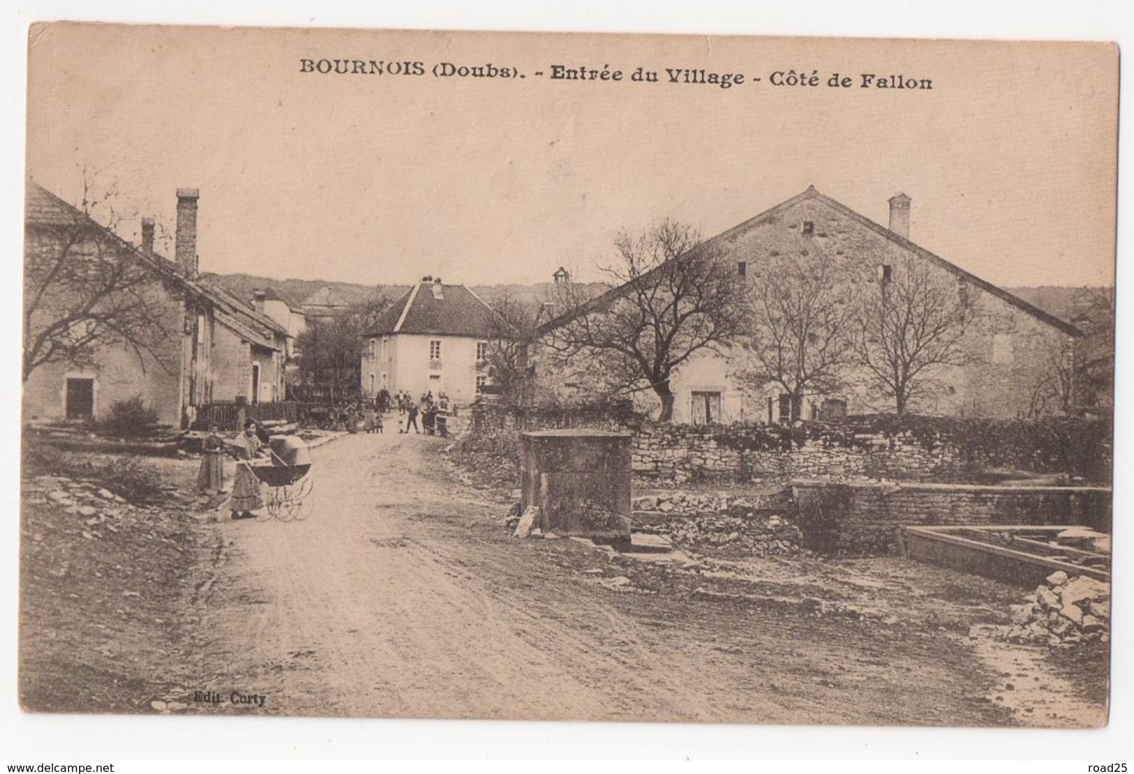 ( 25 ) Lot de 95 cartes postales anciennes du département du Doubs