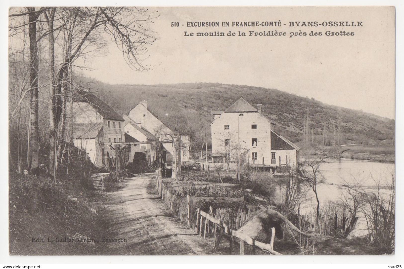 ( 25 ) Lot de 95 cartes postales anciennes du département du Doubs