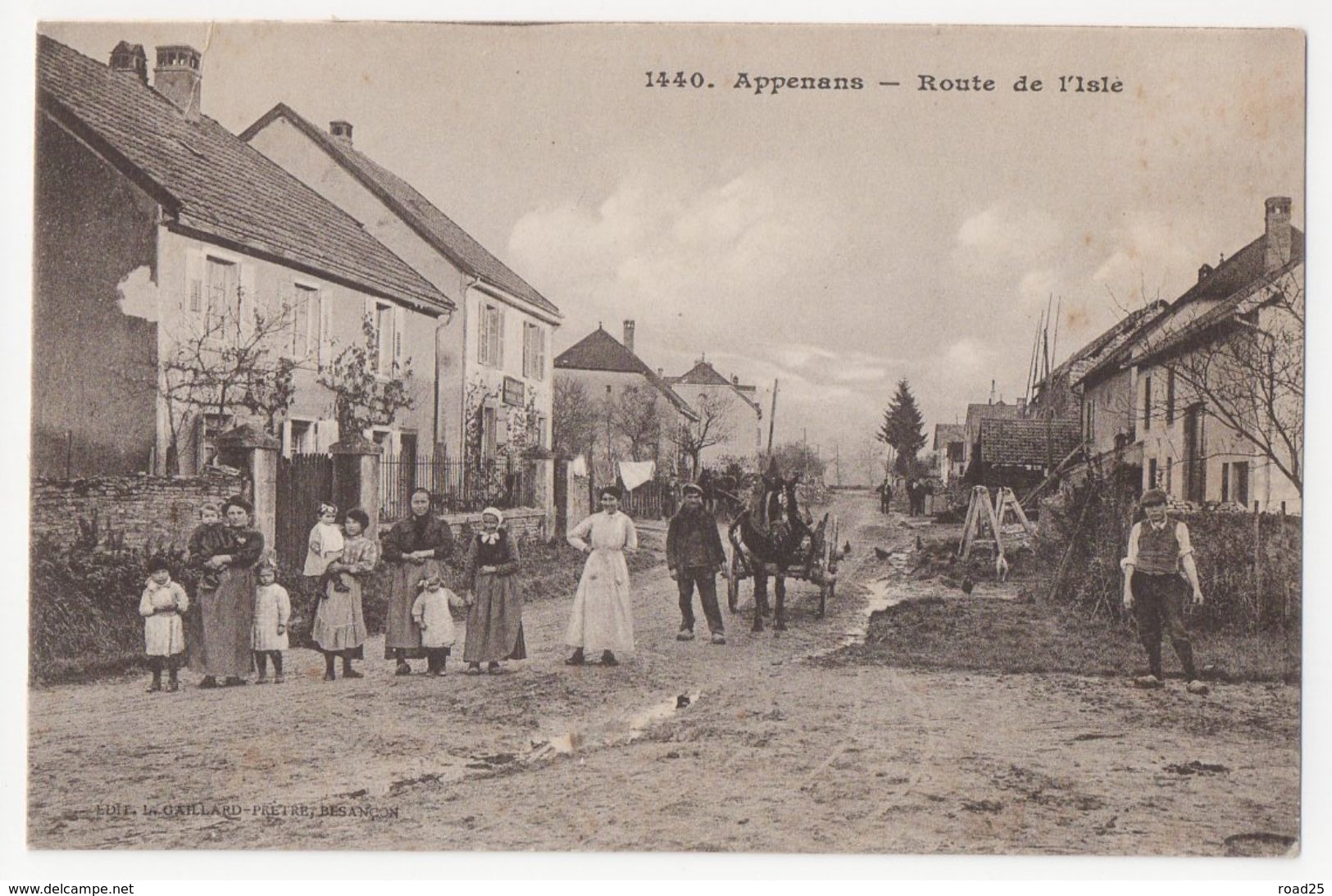 ( 25 ) Lot de 95 cartes postales anciennes du département du Doubs