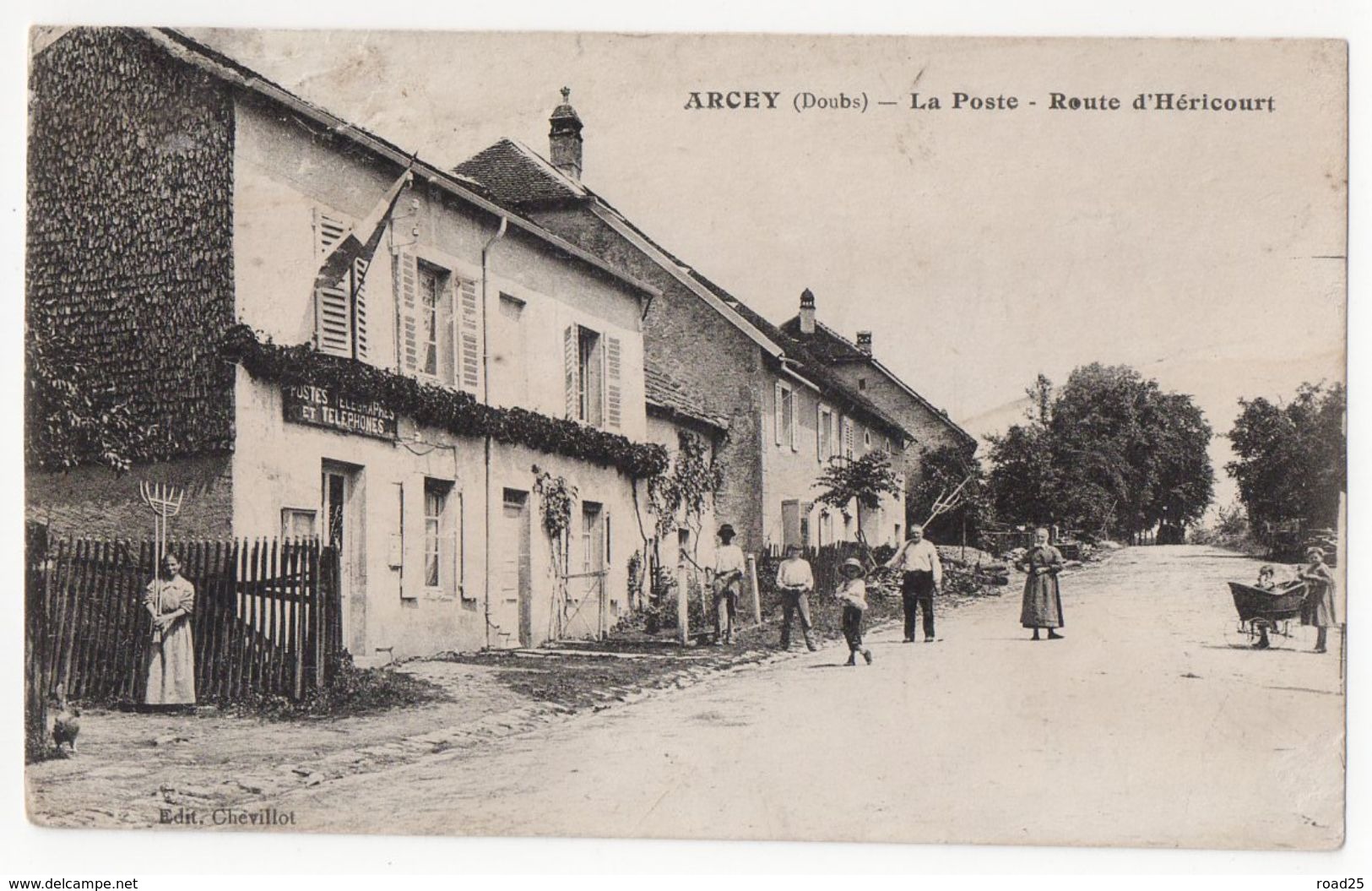 ( 25 ) Lot de 95 cartes postales anciennes du département du Doubs