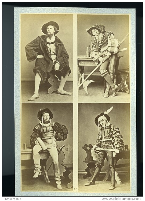 Mode Masculine Européenne Du XVIe Siécle Costumes Ancienne Photo Calavas 1890 - Old (before 1900)