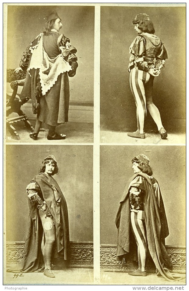 Mode Masculine Européenne Du XVIe Siécle Costumes Ancienne Photo Calavas 1890 - Old (before 1900)