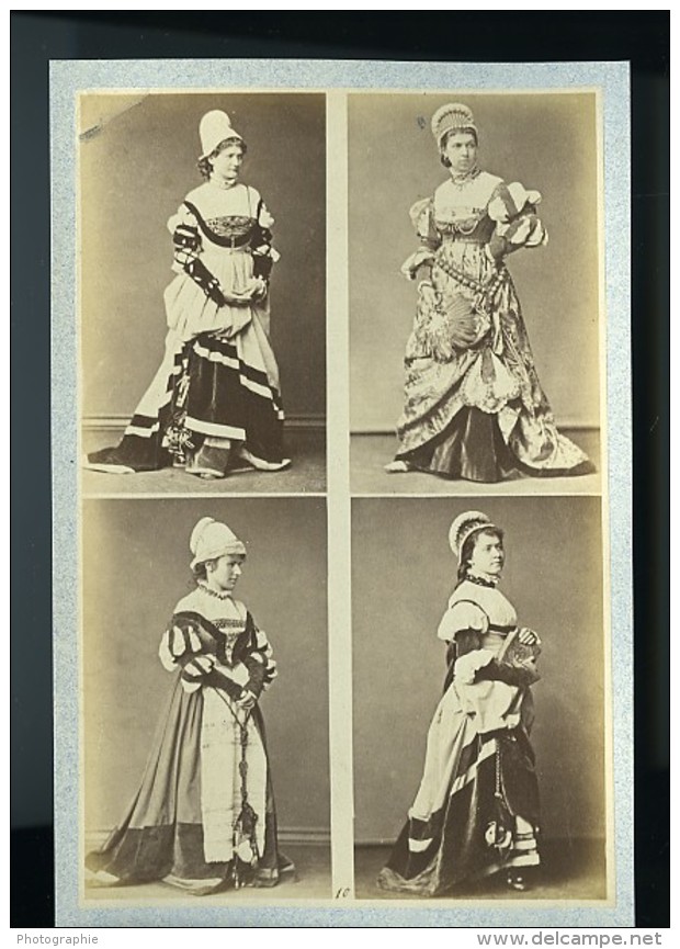 Mode Feminine Européenne Du XVIe Siécle Costumes Ancienne Photo Calavas 1890 - Old (before 1900)