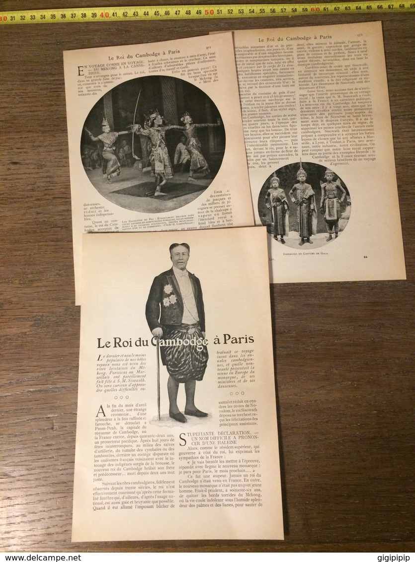 ENV 1905 LE ROI DU CAMBODGE A PARIS SISOWATH - Collections