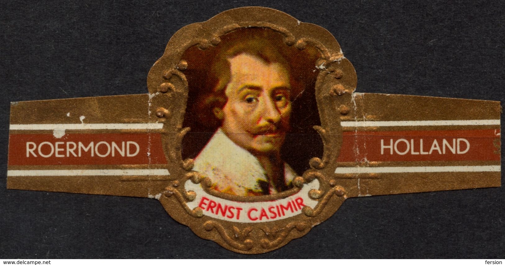 Netherlands / Roermond - Ernst Casimir - CIGAR Label Vignette - Etiquetas