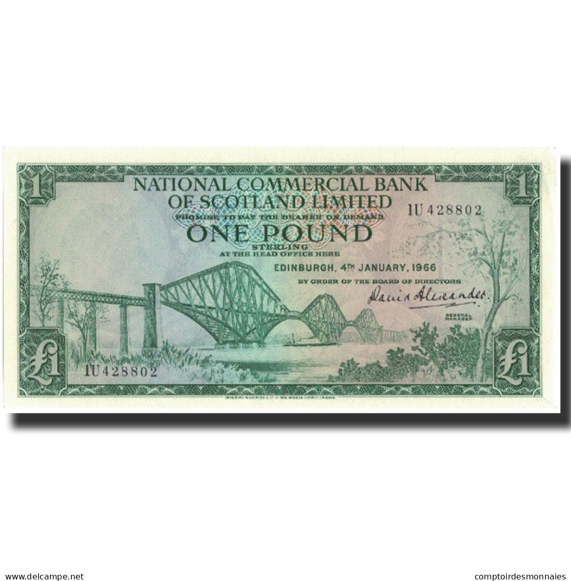 Billet, Scotland, 1 Pound, 1966, 1966-01-04, KM:269a, SUP+ - 1 Pound