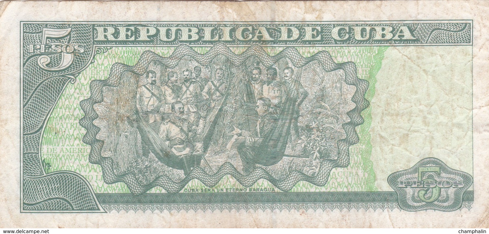 Cuba - Billet De 5 Pesos - Antonio Maceo - 2015 - Cuba