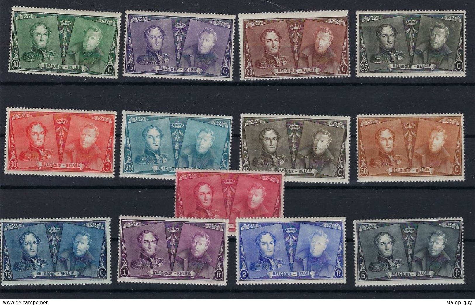 Jubileumreeks 75 Jaar Postzegels Nrs. 221 T/e/m 233 ** MNH Postfris Zonder Plakker In Goede Staat ! - Neufs