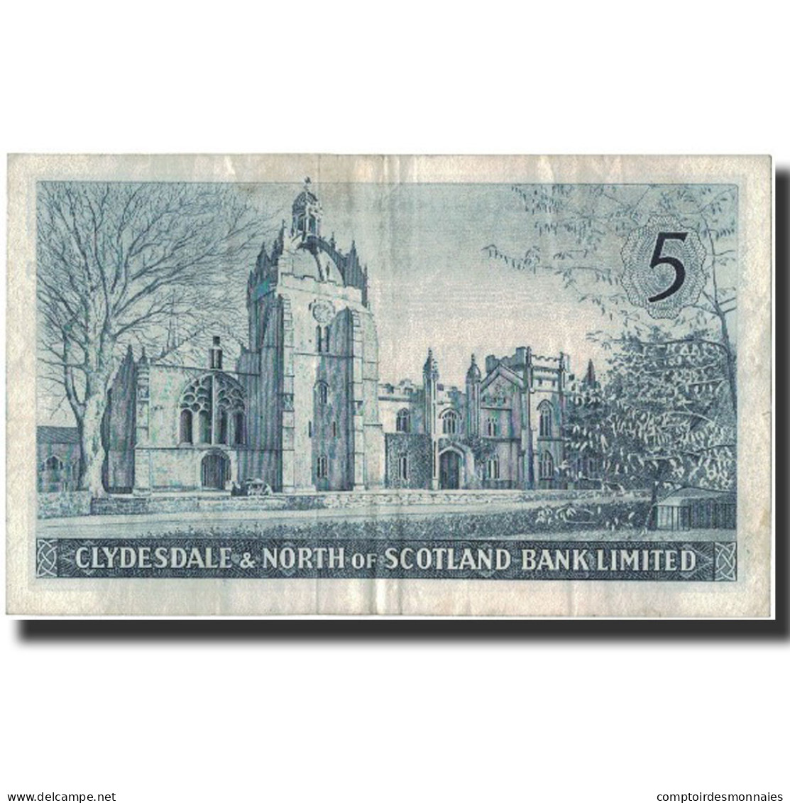 Billet, Scotland, 5 Pounds, 1962, 1962-06-01, KM:196, TTB - 5 Pounds