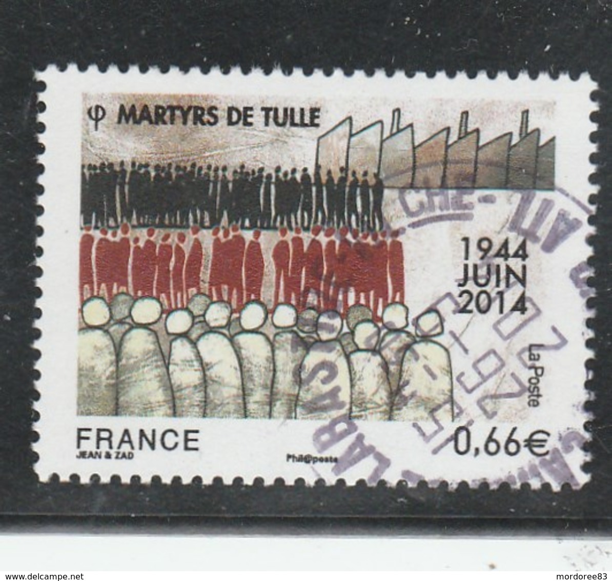 FRANCE 2014 MARTYRS DE TULLE OBLITERE  YT 4865 -                                TDA251 - Oblitérés