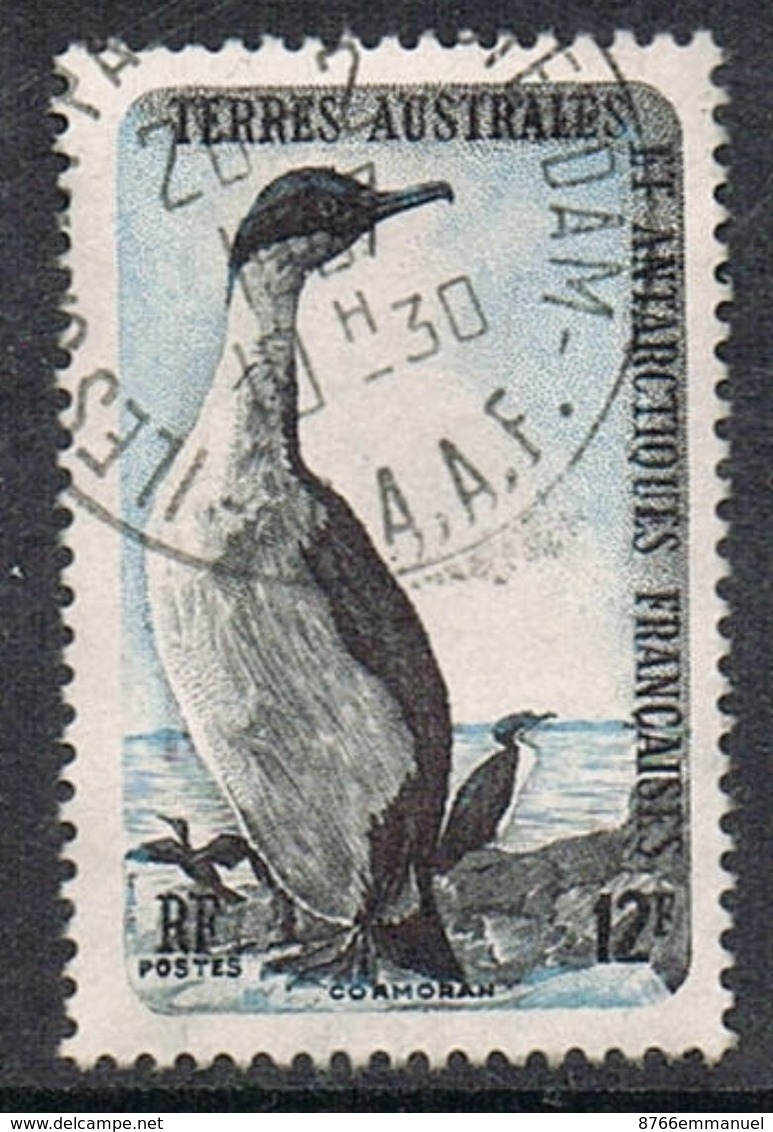 T.A.A.F. N°14  Oiseau, Cormoran - Oblitérés