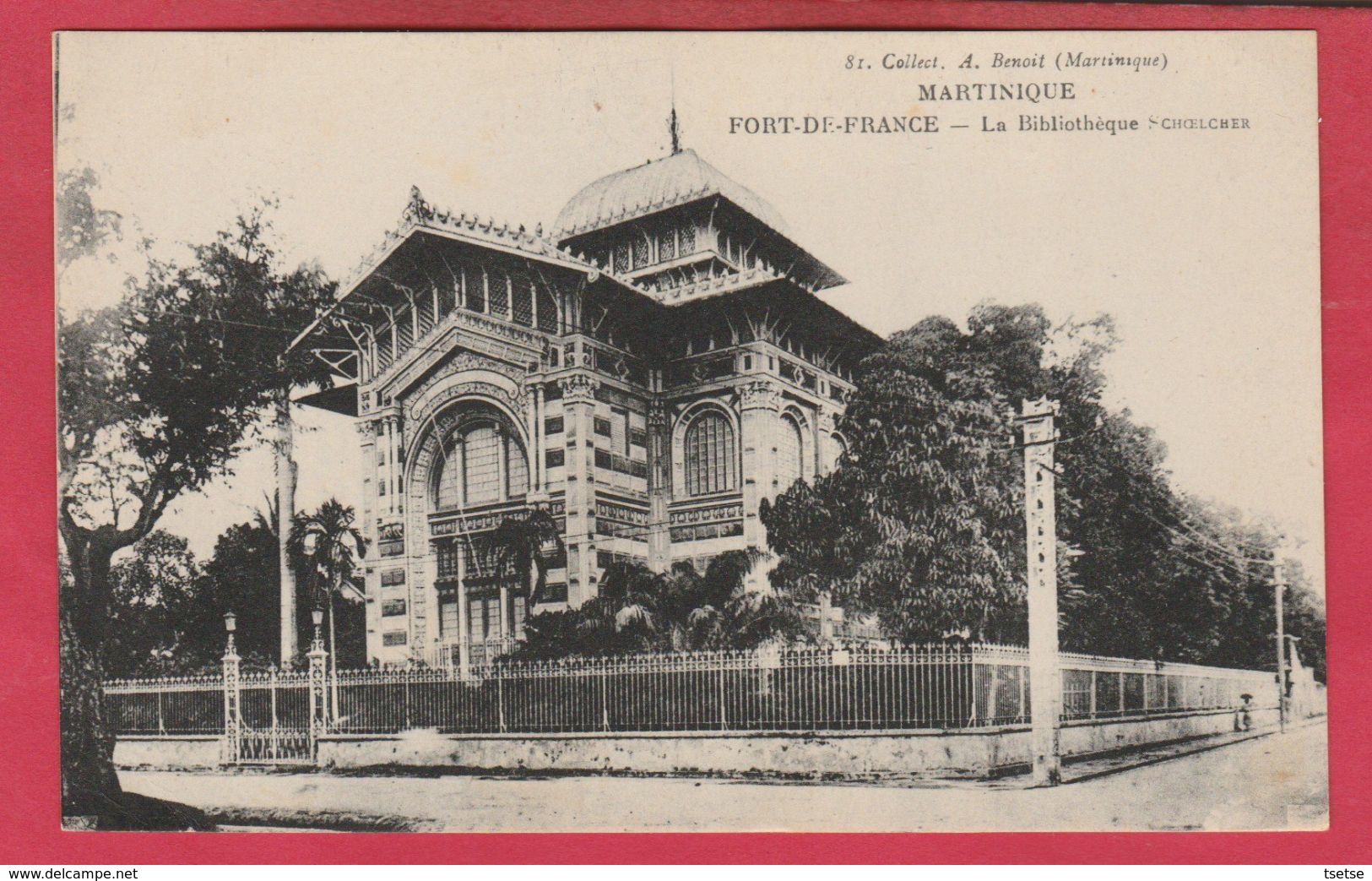 Martinique - Fort De France - La Bibliothèque (voir Verso ) - Fort De France