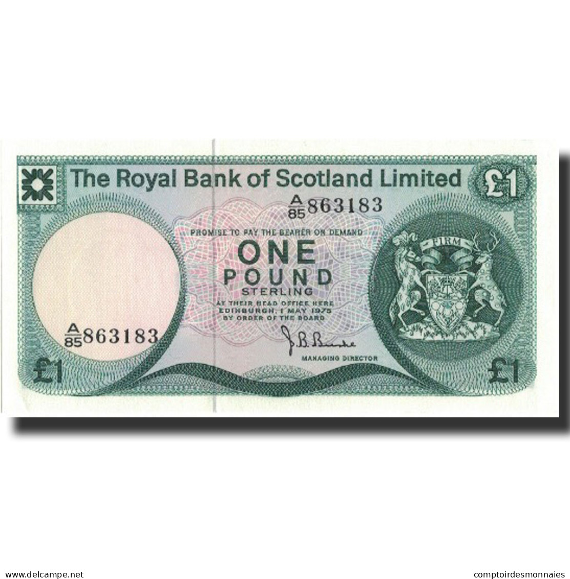 Billet, Scotland, 1 Pound, 1975, 1975-05-01, KM:336a, NEUF - 1 Pound