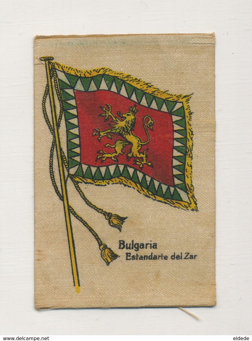 2 Silk Flags Bulgaria Tzar Czar - Bulgarie