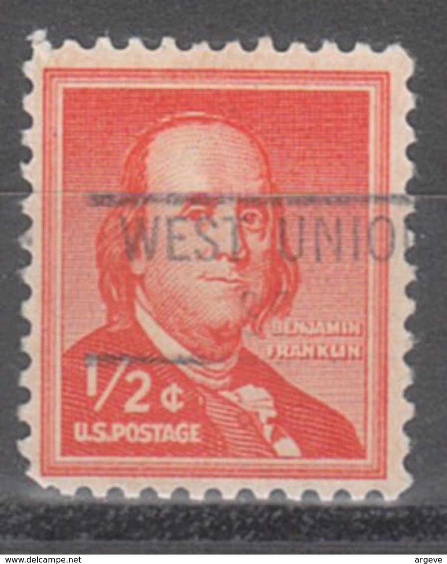 USA Precancel Vorausentwertung Preo, Locals Ohio, West Union 841 - Precancels