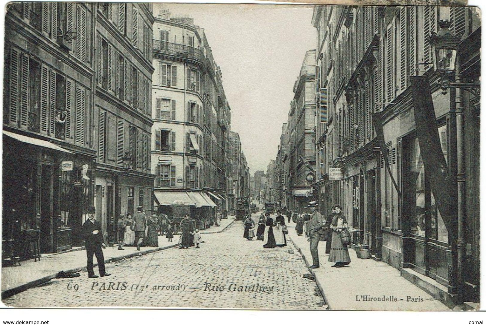 CPA - 75 - PARIS XVII -Rue Gauthey  - - Arrondissement: 17