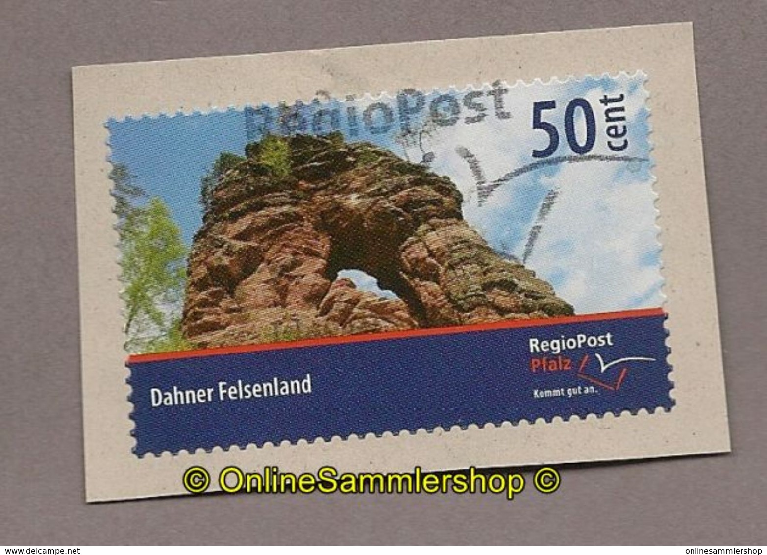 (L13) RegioPost Pfalz - Marke: Dahner Felsenland (Wert: 50) - Privatpost