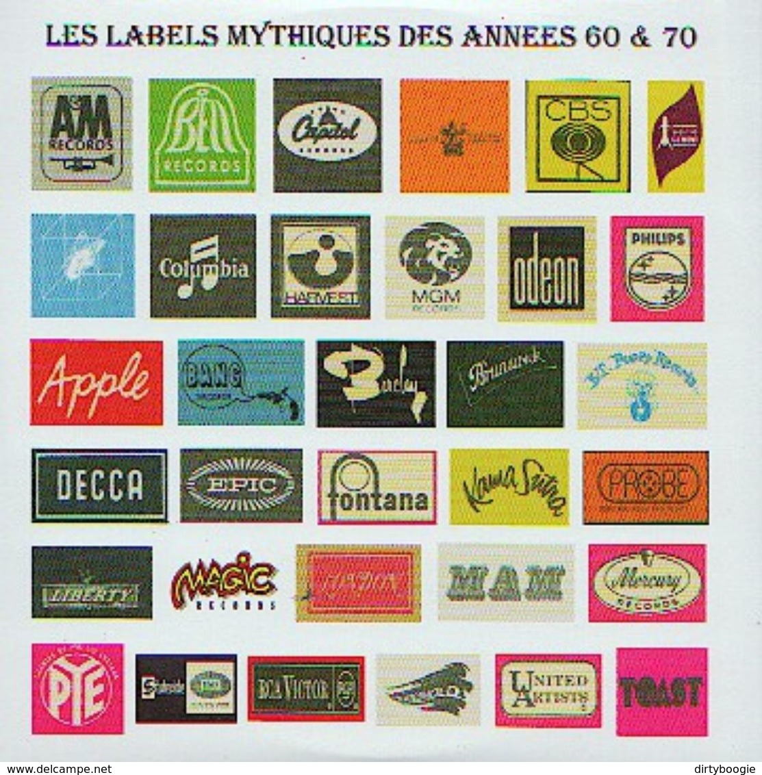 Les LABELS MYTHIQUES DES ANNEES 60 & 70 - CD - MAGIC RECORDS - Los BRAVOS - TURTLES - KINKS - LOVIN' SPOONFUL - MOVE - Rock