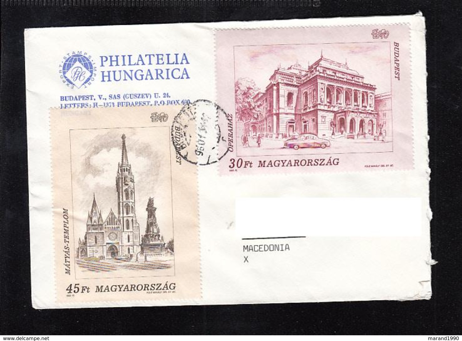 LETTER / HUNGARY / MACEDONIA ** - Expositions Philatéliques