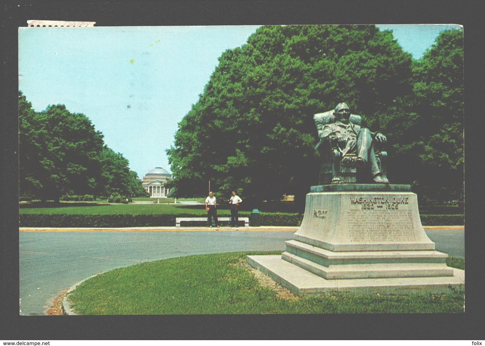 Durham - Duke University - Woman's College Auditorium - Statue Of Washington Duke - 1964 - Durham