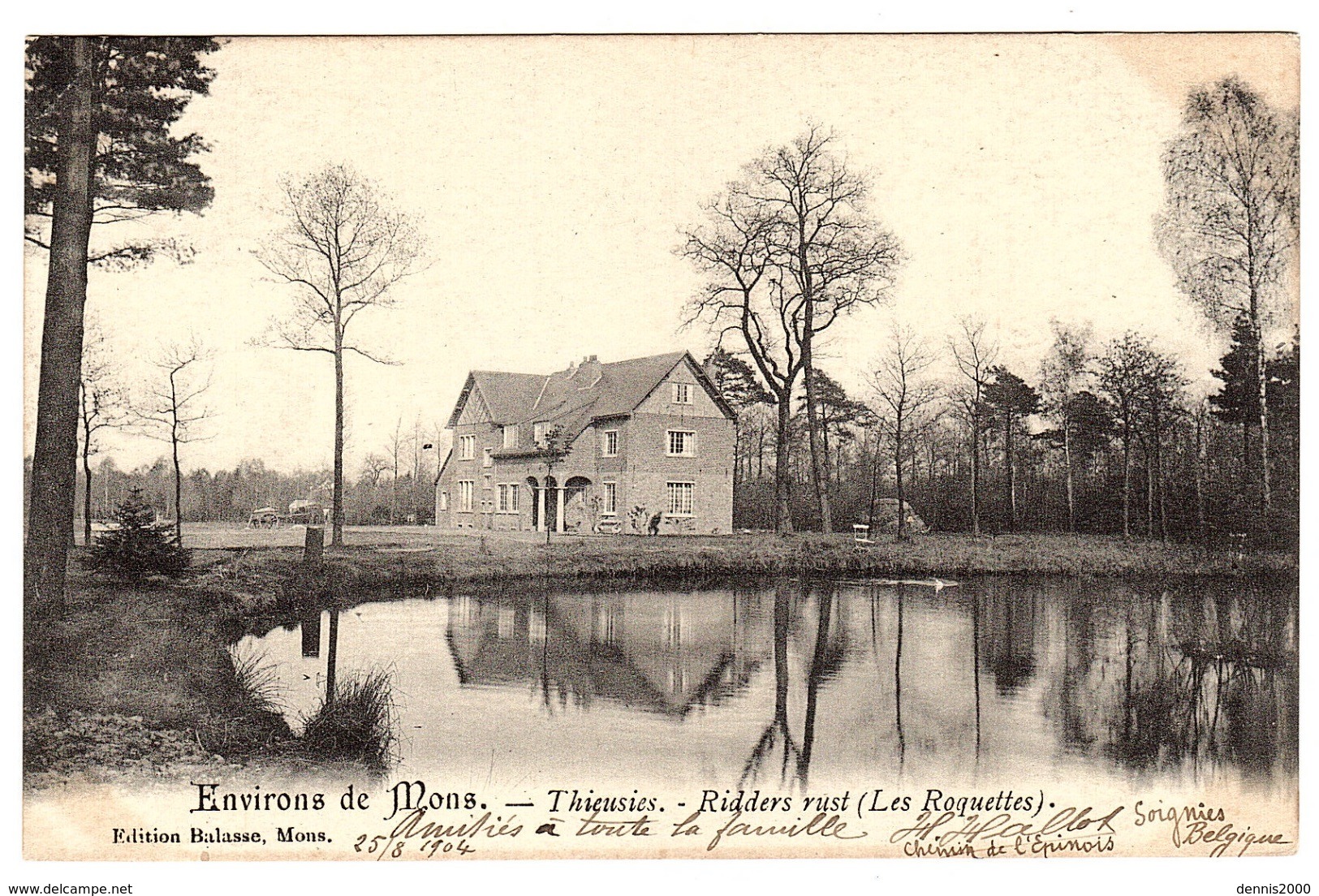 THIEUSIES - SOIGNIES - Ridders Rust (Les Roquettes) - Ed. Balasse, Mons - Soignies