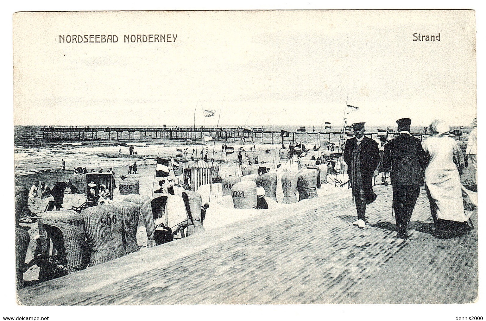 NORDERNEY - NORDSEEBAD - Strand - Ed. A. Sternberg, Hamburg - Norderney