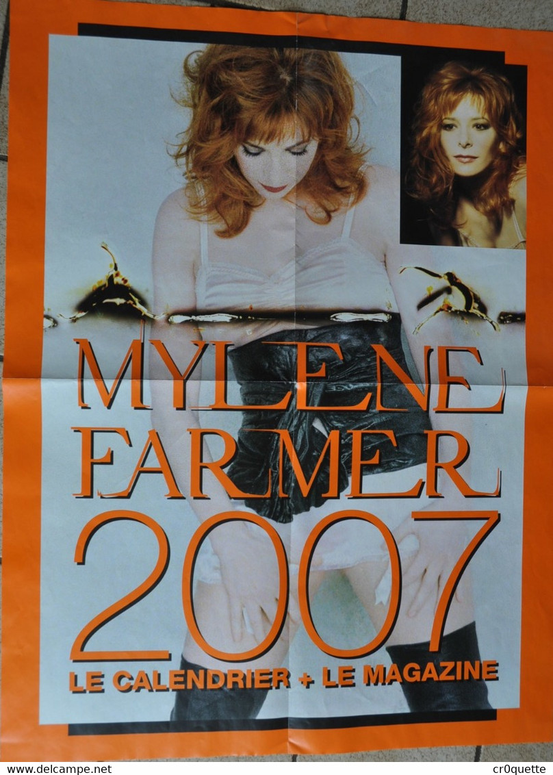 POSTER  En 2007 /  DE MYLENE FARMER / LE CALENDRIER ET LE MAGAZINE - Plakate & Poster