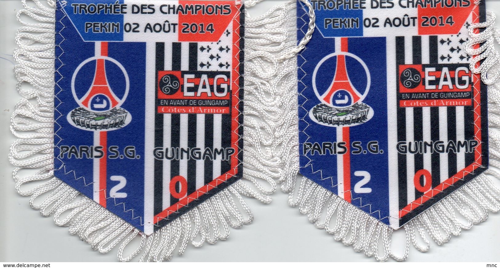 Trophée Des Champions 2014  PARIS SG / GUINGAMP - Habillement, Souvenirs & Autres