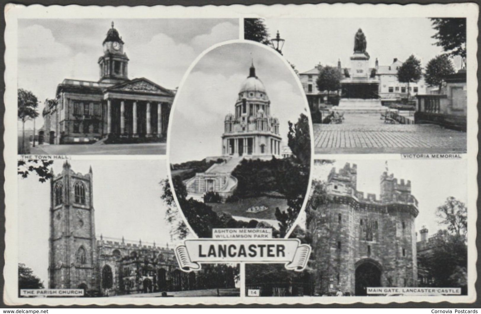 Multiview, Lancaster, Lancashire, 1962 - Postcard - Autres & Non Classés