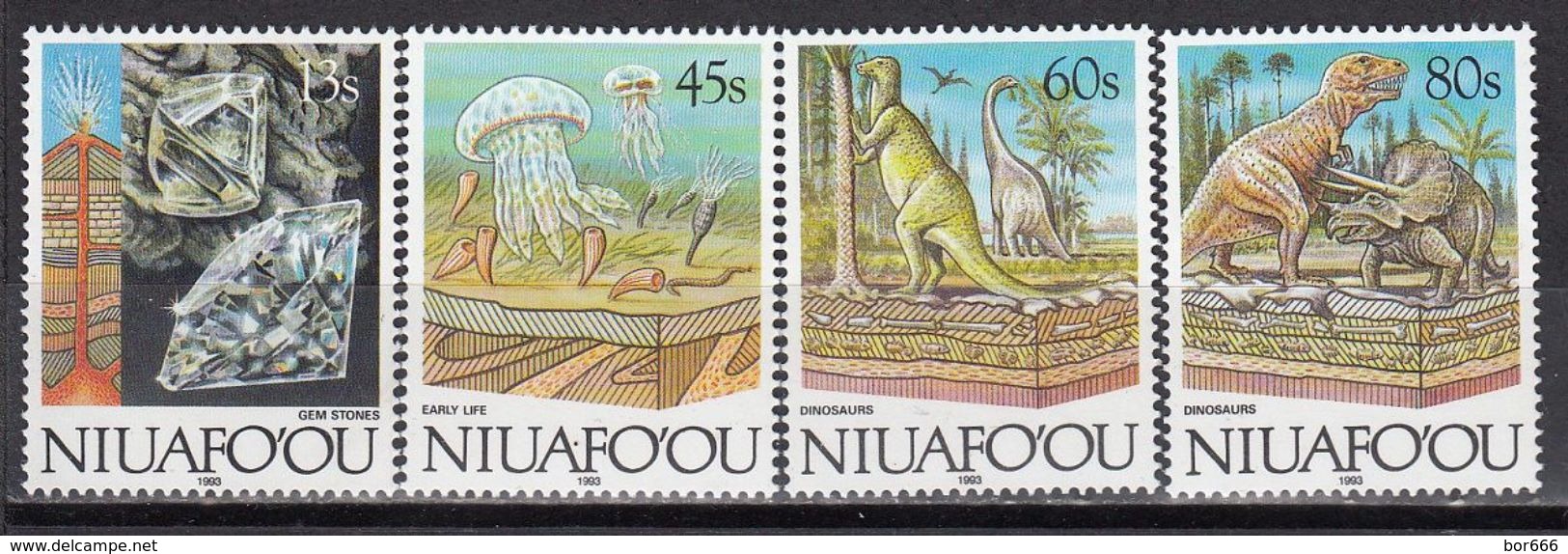 Niuafoou - ANIMALS / MINERALS 1993 MNH - Tonga (1970-...)