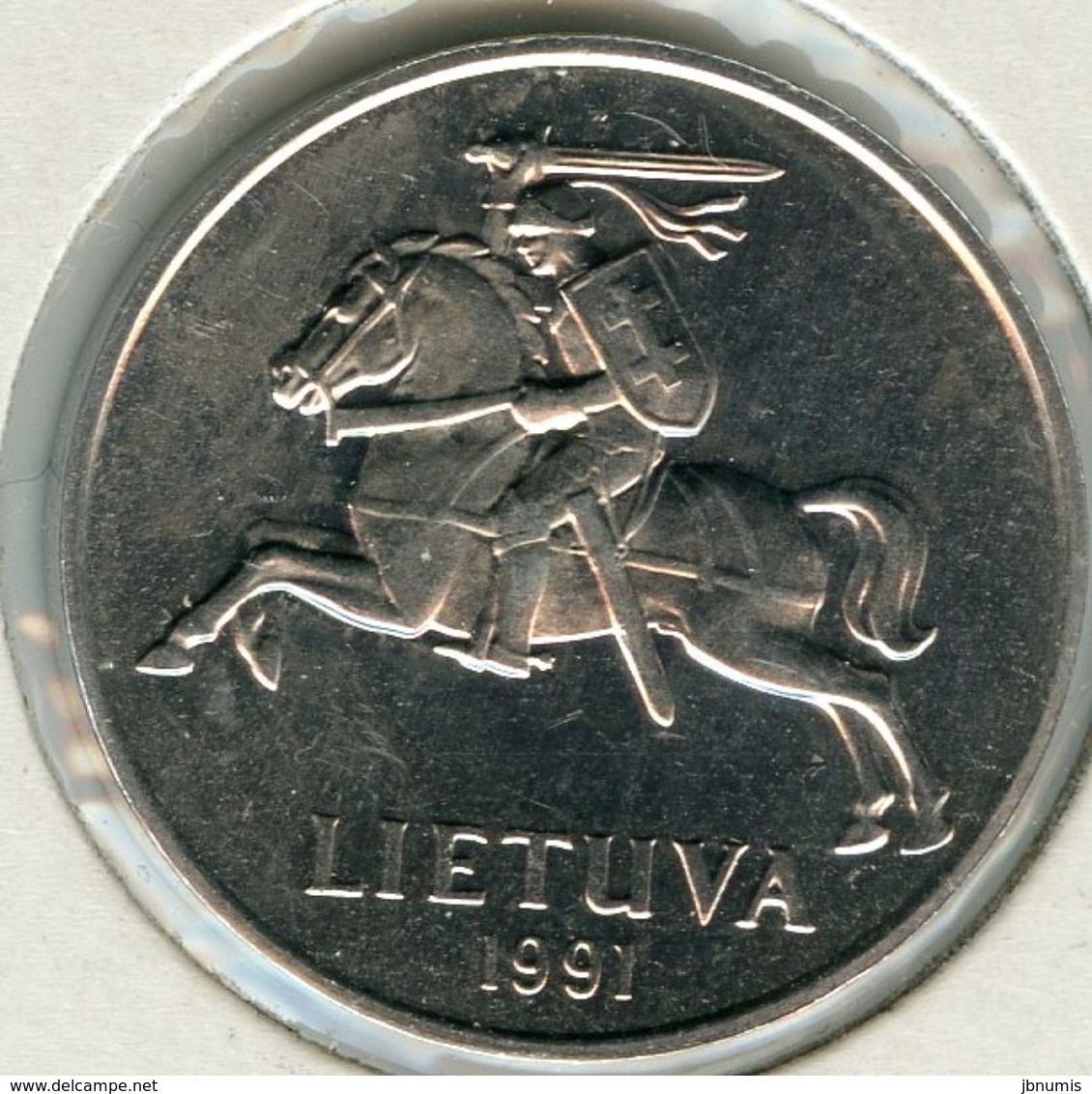 Lituanie Lithuania 5 Centai 1991 UNC KM 87 - Lituanie