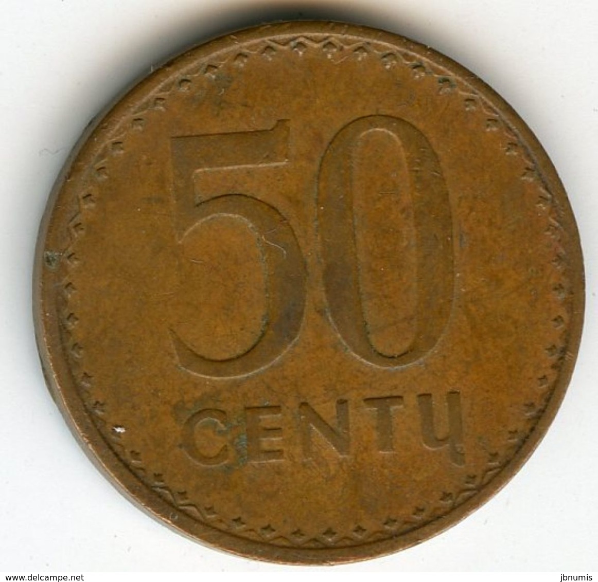 Lituanie Lithuania 50 Centu 1991 KM 90 - Lituanie