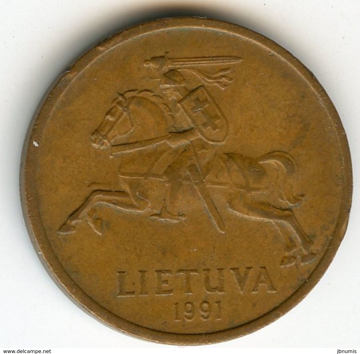 Lituanie Lithuania 50 Centu 1991 KM 90 - Lituanie