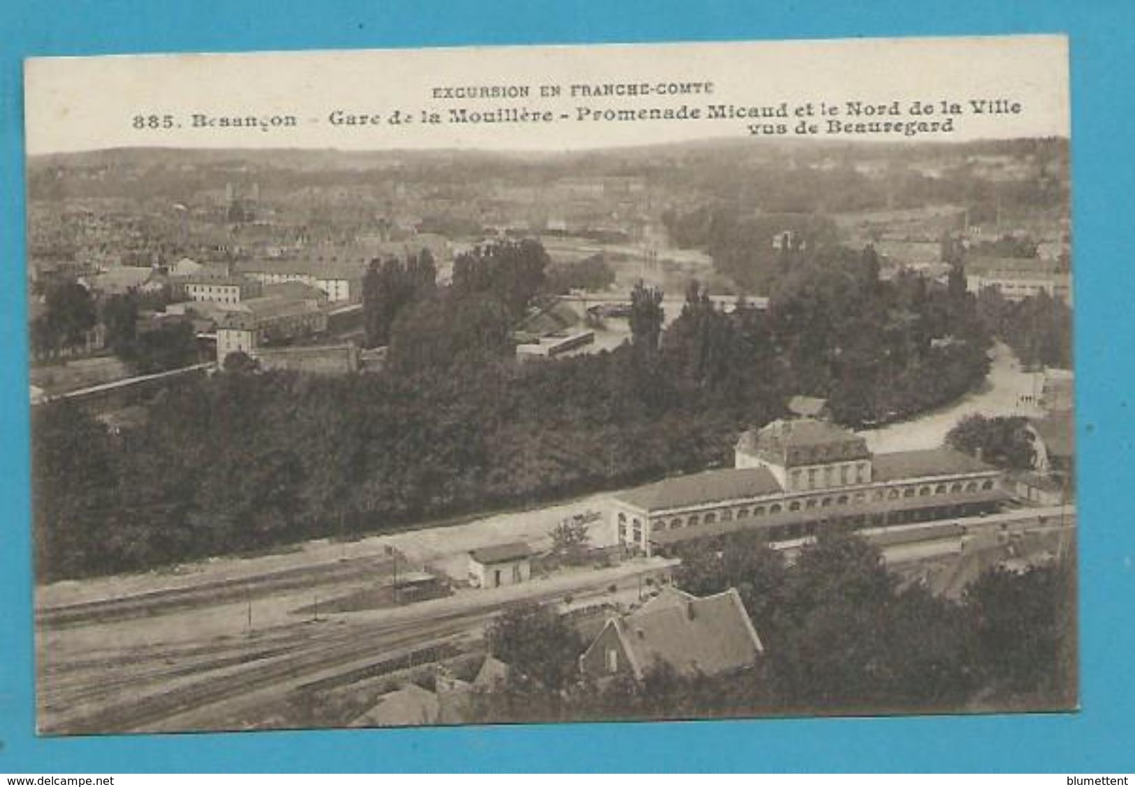 CPA 885 - Chemin De Fer Gare De La Mouillère BESANCON 25 - Besancon