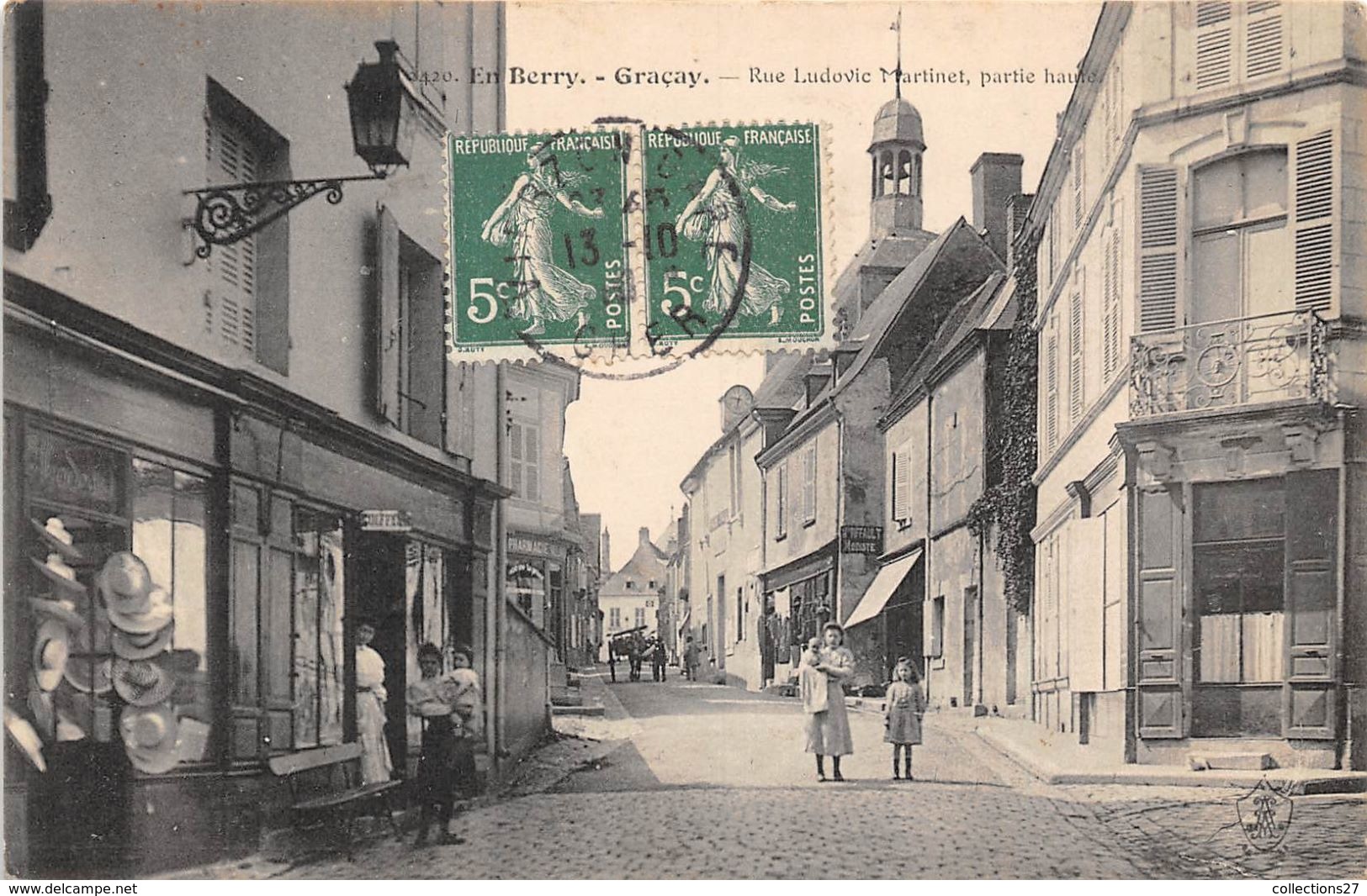 18-GARCAY- RUE LUDOVIC MARTINET, PARTIE HAUTE - Graçay