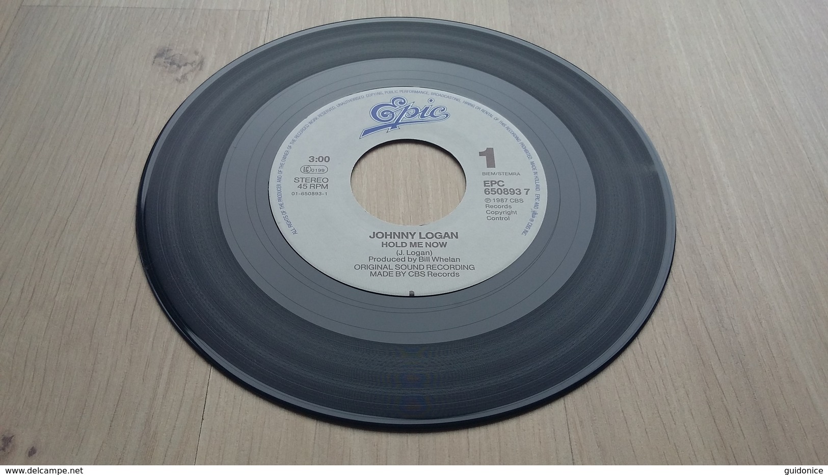 Johnny Logan - Hold Me Now - Vinyl-Single - Disco, Pop