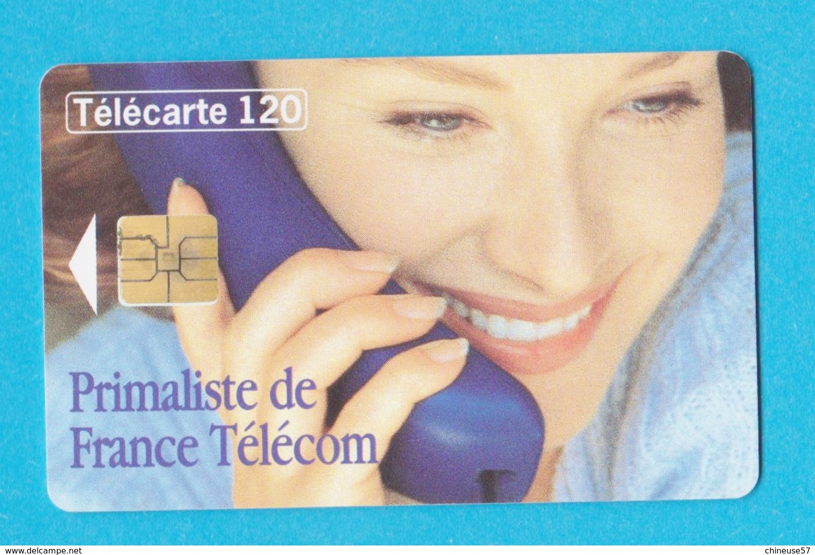 Télécarte 120 Primaliste De France Télécom - 120 Unités 