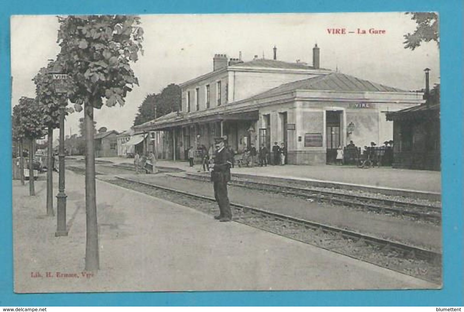 CPA - Chemin De Fer La Gare De VIRE 14 - Vire