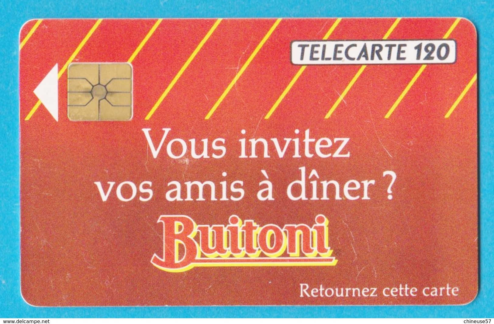 Télécarte 120 Buitoni Sauces Pates - 120 Unités 