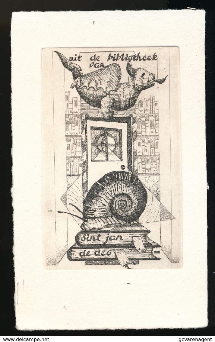 ETS - EXLIBRIS =    13.5 X 8 CM - Ex Libris