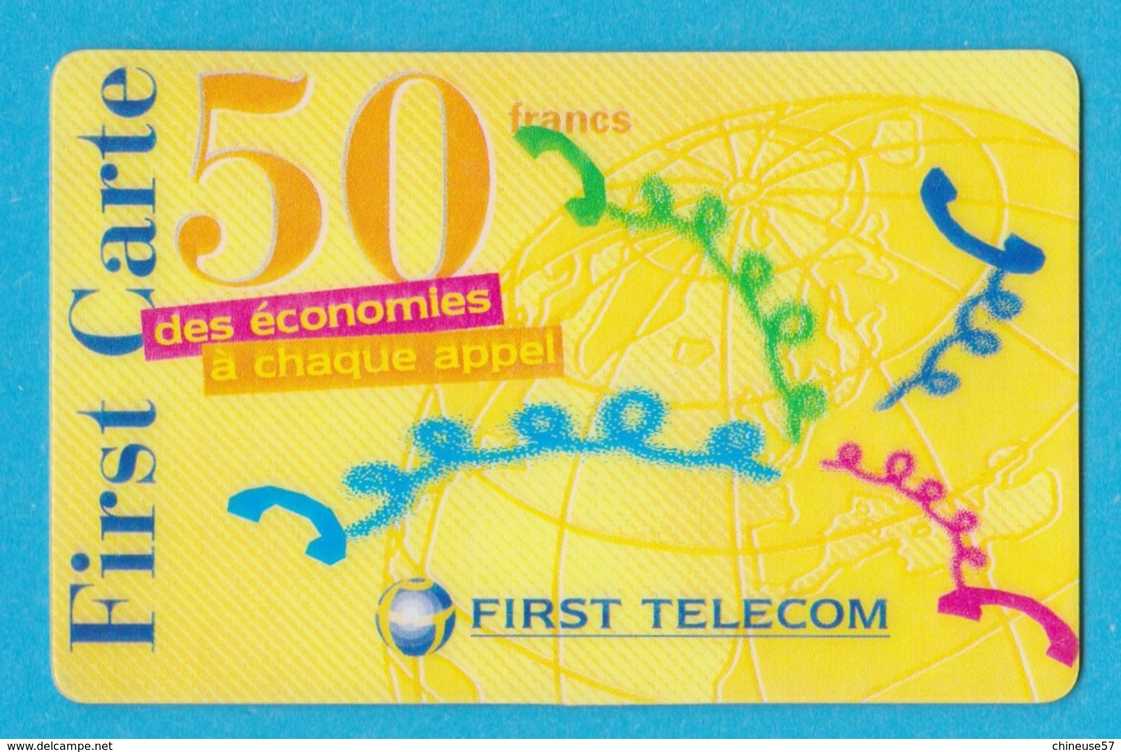 Télécarte First Télécom 50 Francs - Autres & Non Classés