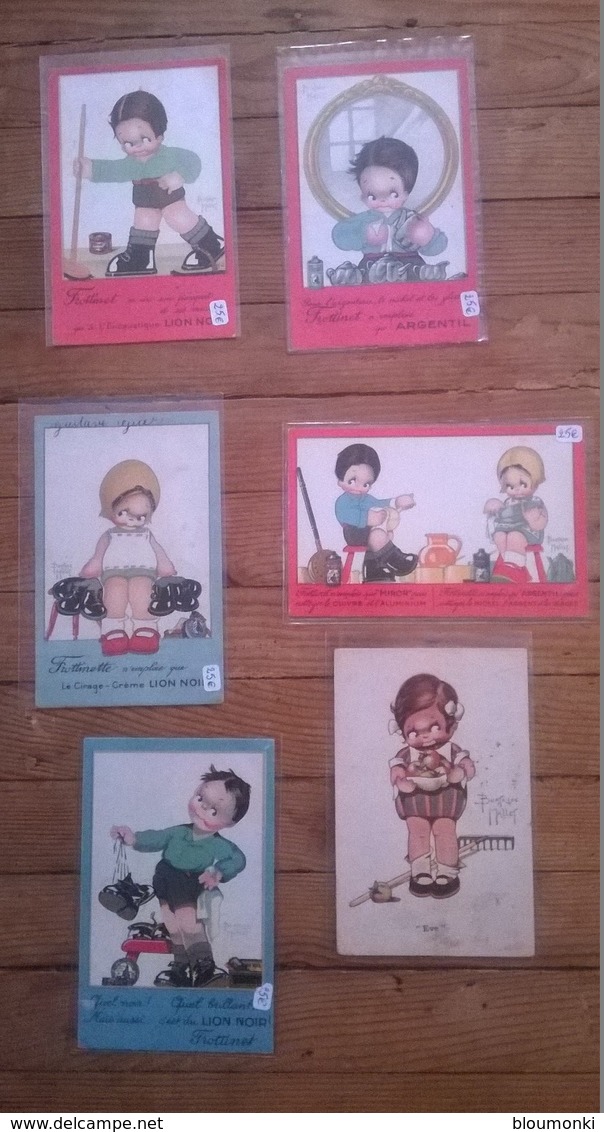 Lot De 6 Cartes Postales Anciennes Beatrice MALLET - Mallet, B.