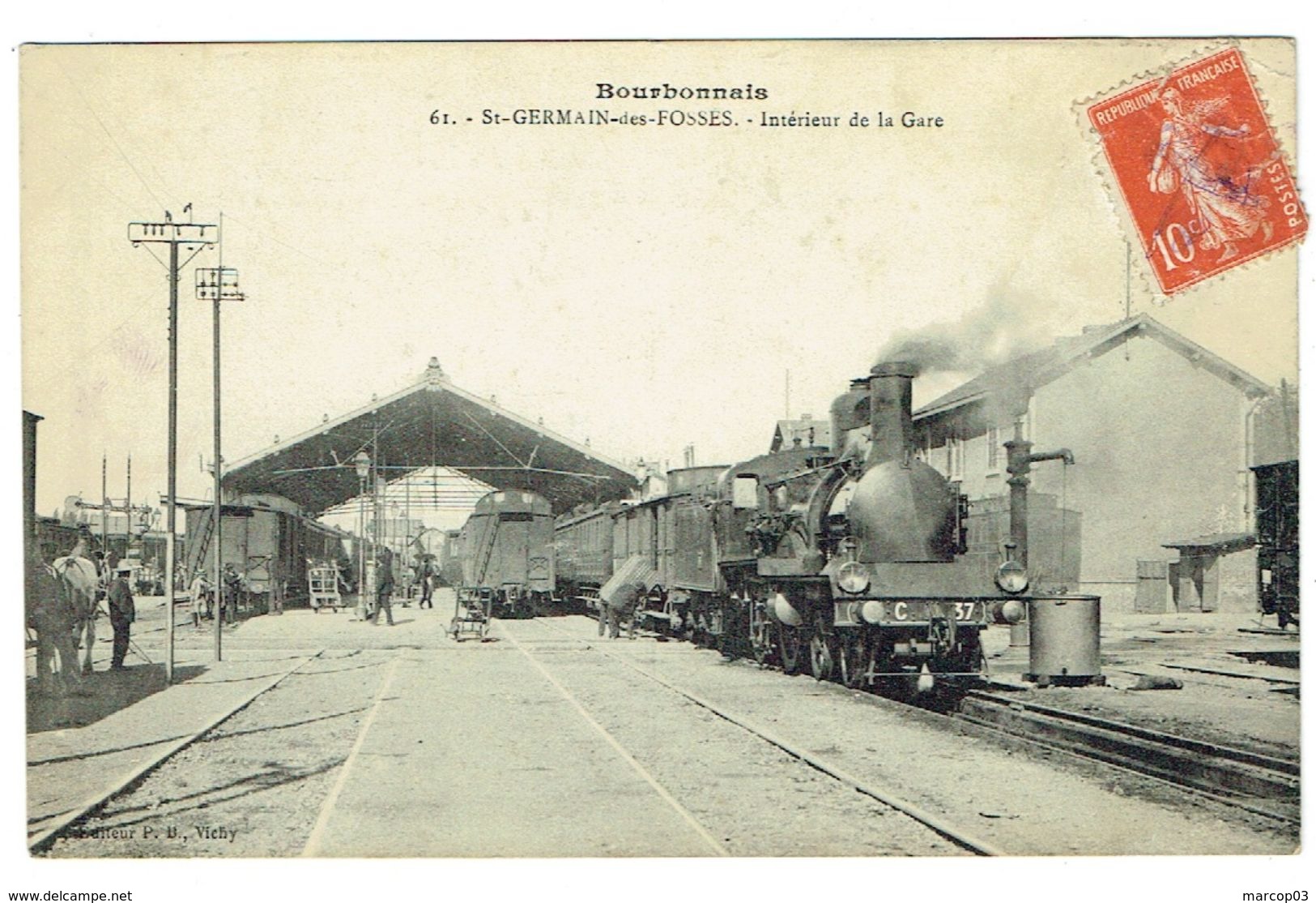 ALLIER 03 SAINT GERMAIN DES FOSSES Intérieur De La Gare Bon Plan - Autres & Non Classés