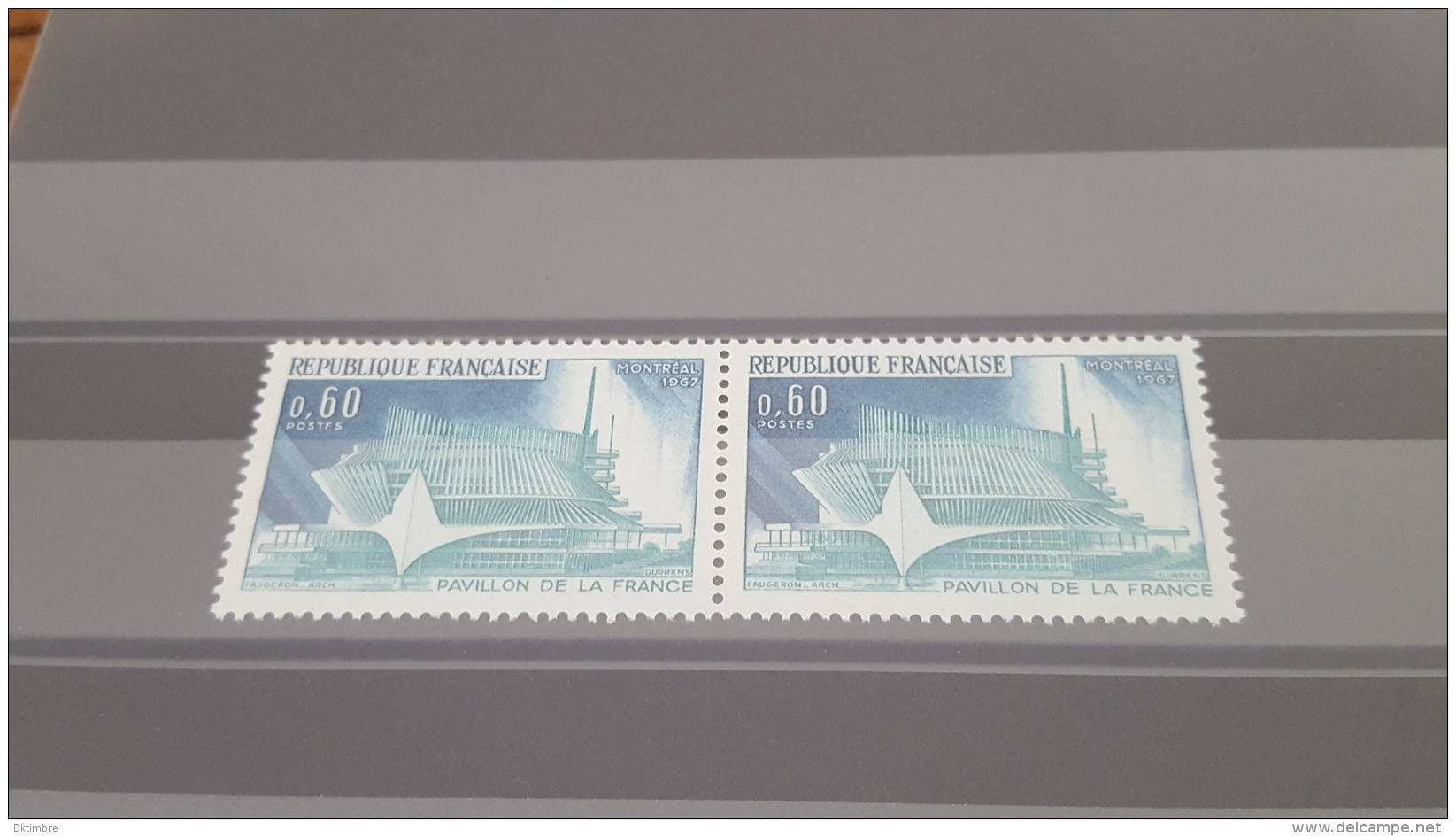 LOT 389483 TIMBRE DE FRANCE NEUF** LUXE VARIETE PAPIER BLEU - Unclassified